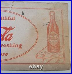 Lot Of 4 Rare Antique Early 1900s Coca-Cola Original Advertising Ink Blotters