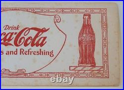 Lot Of 4 Rare Antique Early 1900s Coca-Cola Original Advertising Ink Blotters