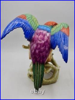 MAGNIFICENT RARE Copeland Spode Huge PARROT Figure 10.5 Inches 27cm