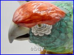 MAGNIFICENT RARE Copeland Spode Huge PARROT Figure 10.5 Inches 27cm