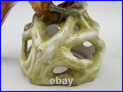MAGNIFICENT RARE Copeland Spode Huge PARROT Figure 10.5 Inches 27cm
