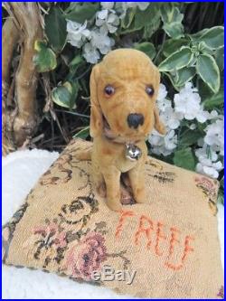 Mega Rare Early Velvet Steiff Treff Bloodhounds Adorable