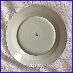 Meissen Early 19th Century Two Rare Basket Weave Plates, Diameter 23cm (9)