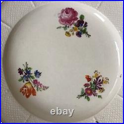 Meissen Early 19th Century Two Rare Basket Weave Plates, Diameter 23cm (9)