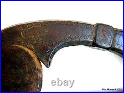 Milk Ladle Nepal Rare early 19th C Nepalese Mustang Carved Wood