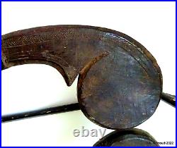 Milk Ladle Nepal Rare early 19th C Nepalese Mustang Carved Wood