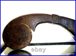 Milk Ladle Nepal Rare early 19th C Nepalese Mustang Carved Wood