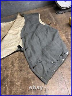 Old Antique Early Rare RR Railroad Conductor Workwear Gray Vest Mens Uniform USA Old Antique Early Rare RR Railroad Conductor Workwear Gray Vest Mens Uniform USA