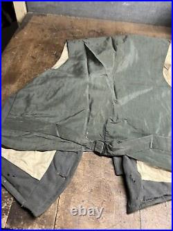Old Antique Early Rare RR Railroad Conductor Workwear Gray Vest Mens Uniform USA Old Antique Early Rare RR Railroad Conductor Workwear Gray Vest Mens Uniform USA