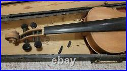 Old Antique German Early 1900s Stradivarius Faciebat 1721 Copy Violin RARE