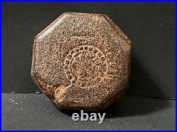 Old Vintage Early Rare Star Shape Rustic Iron Islamic Seal Stamp Collectible