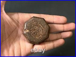 Old Vintage Early Rare Star Shape Rustic Iron Islamic Seal Stamp Collectible