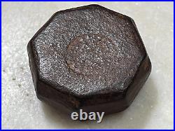 Old Vintage Early Rare Star Shape Rustic Iron Islamic Seal Stamp Collectible