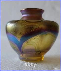 Original Antique Rare Early Tiffany Studios LCT Favrile Vase