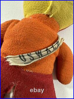 Oswald 1930s Early Cloth Stuffed Doll Universal Pictures Antique Rare