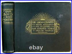 PHOTO BOOK EARLY AMERICA Frontier OLD WEST Indian RAILROAD Travel ANTIQUE Rare