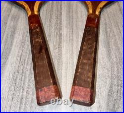 Pair Of Antique Early 20th Century Salesman Sample Tennis Racquets 15 Long RARE Pair Of Antique Early 20th Century Salesman Sample Tennis Racquets 15 Long RARE
