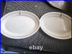 Pair Of Rare Antique Hotel Osburn Dinner Plates Eugene OR Early 1900s