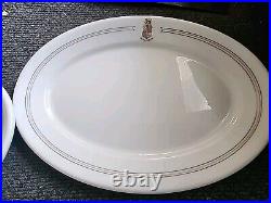 Pair Of Rare Antique Hotel Osburn Dinner Plates Eugene OR Early 1900s