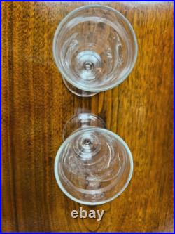 Pair of Rare Antique Early American Pattern flint Glass (EAPG) Goblets Cardinal