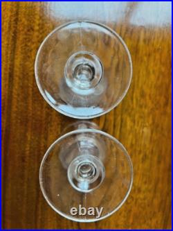 Pair of Rare Antique Early American Pattern flint Glass (EAPG) Goblets Cardinal