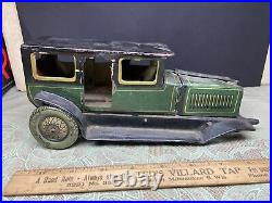 Part Rare Early Antique Moses Kostmann MOKO Tin Wind Up Limousine Germany German