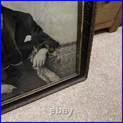 Pineapple Head rare early work by Saatchi artist SOOZY LIPSEY, Antique Framed