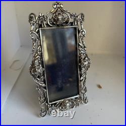 Pretty Rare Small & Early Victorian Photo Frame William Comyns London 1887 40g