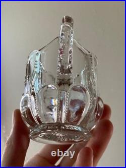 Prewar Pressed Glass Milk Pitcher Meiji Taisho Early Showa Rare Antique