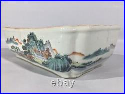 Qianlong Antique Famille Rose Enamel Rare Tureen Bowl 18th to Early 19th Century