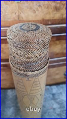 Quiver & Blow Darts Bamboo Early 19th Century Malaysia / South East Asia Rare