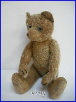 RARE 12 EARLY HARWIN & CO. ENGLISH TEDDY BEAR c1915-18 LONG ARMS & HUMP