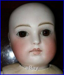 RARE 15 Antique Bisque Doll Belton Type, Early Original Body, Straight Wrists