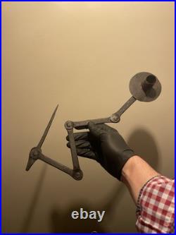 RARE 18th Century Wrought Iron CANDLE ARM SPIKE, Early 1700 Extending Arm Spike RARE 18th Century Wrought Iron CANDLE ARM SPIKE, Early 1700 Extending Arm Spike