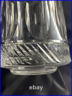 RARE 1920's ANTIQUE GERMAN CRYSTAL DECANTER GLASS HAND BLOWN DECANTER