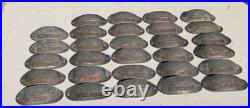 RARE 29 Antique Metal/Copper Pharmacy Apothecary Cabinet Drawer Pulls Knobs