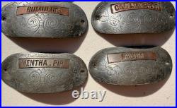 RARE 29 Antique Metal/Copper Pharmacy Apothecary Cabinet Drawer Pulls Knobs