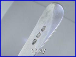 RARE 6 Early Coin Silver 9 1/4 Spoons NICHOLAS HUTCHINS Baltimore MD c1810-1829