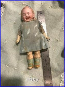 RARE 9 Antique German Recknagel Character Face Early 1900's R57A 8/0