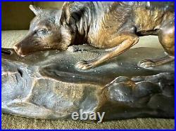 RARE ANTIQUE AUSTRIAN BRONZE FIGURAL FOX CIGAR CUTTER EARLY 20th CENTURY RARE ANTIQUE AUSTRIAN BRONZE FIGURAL FOX CIGAR CUTTER EARLY 20th CENTURY