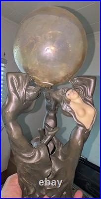 RARE? ANTIQUE BRONZE JB HIRSCH GERDAGOBRUCHON 3 RISQUE LADIES one other on net