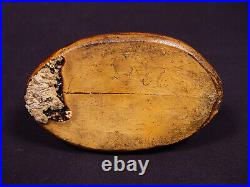 RARE ANTIQUE EARLY 1800s SEATED CAT BANK ROCKINGHAM GLAZE YELLOW WARE