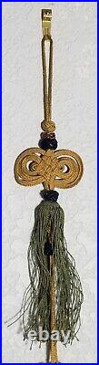 RARE ANTIQUE EARLY CHINESE JADE DISC BI with SILK HANGING TASSEL 30JINBU /YAOPEI RARE ANTIQUE EARLY CHINESE JADE DISC BI with SILK HANGING TASSEL 30JINBU /YAOPEI