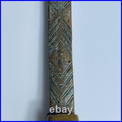 RARE ANTIQUE Folding Strainer Spoon Heavy Wrought Cooper Early Safavid Dynasty