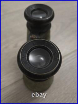 RARE ANTIQUE IRIS DE PARIS BINOCULARS GLASSES WITH COMPASS EARLY 1900s