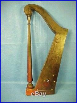 RARE ANTIQUE ODD FELLOWS MUSIC BOX AUTOMATIC HARP BY WARD STILSON Co EARLY 1900s