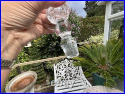 RARE ANTIQUE THOMAS WEBB RUSSELL Fine Diamond Cut Glass Bell DECANTER SIGNED 14