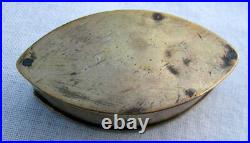 RARE ANTIQUE TRICK OPENING HANDMADE FOLKART SNUFF BOX LATE 1700sEARLY 1800s