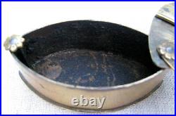 RARE ANTIQUE TRICK OPENING HANDMADE FOLKART SNUFF BOX LATE 1700sEARLY 1800s