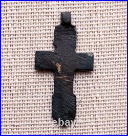 RARE ANTIQUE c. LATE 1400s EARLY 1500s RUSSIAN ORTHODOX CRUCIFIX PENDANT 133